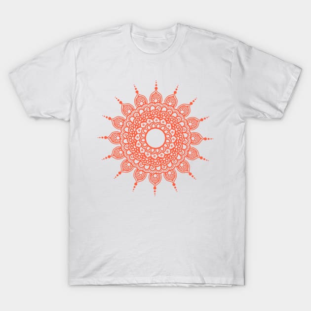 Sun Mandala T-Shirt by BhaktiK